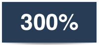 300%