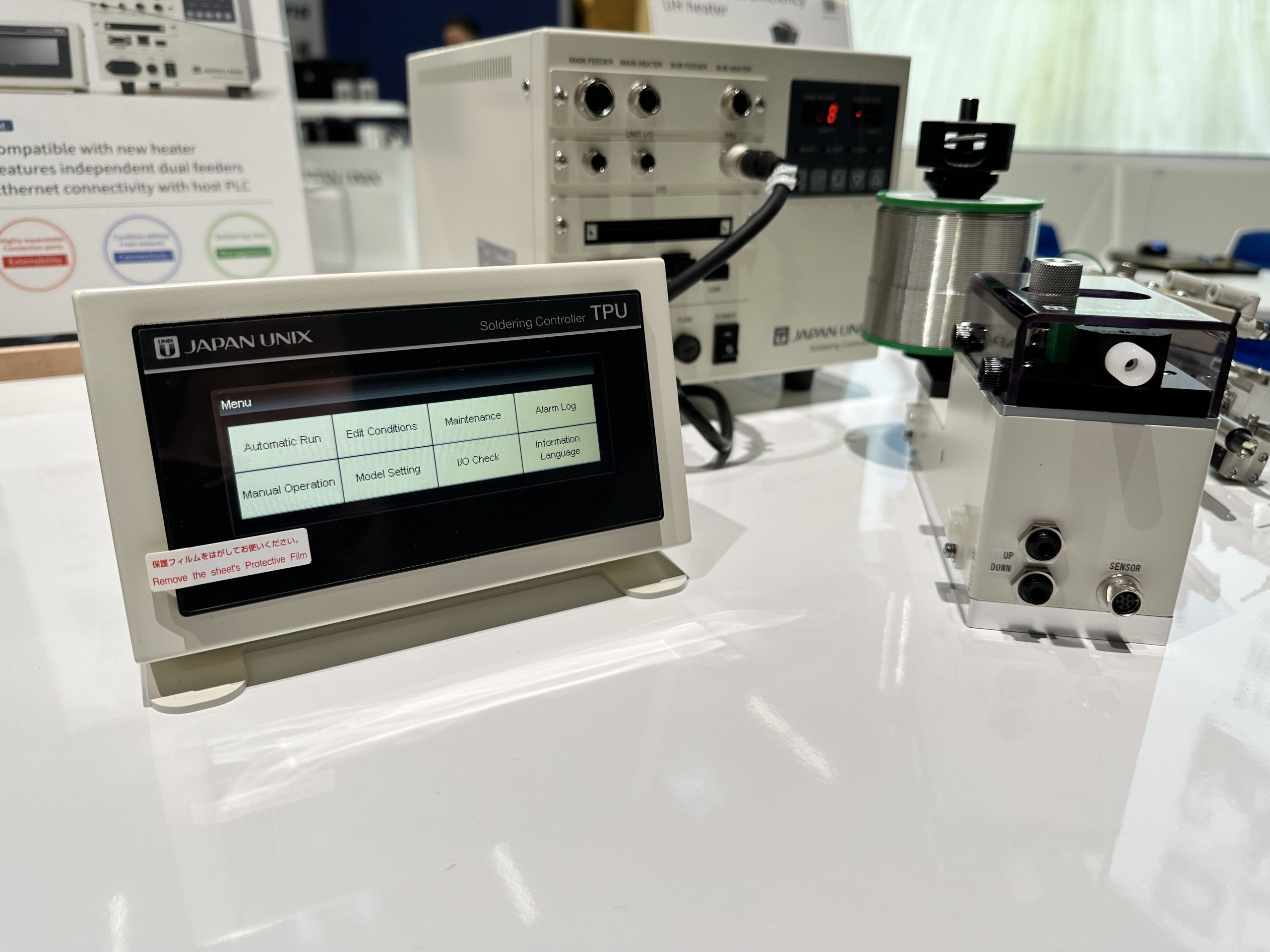 USC-06 soldering unit demonstration