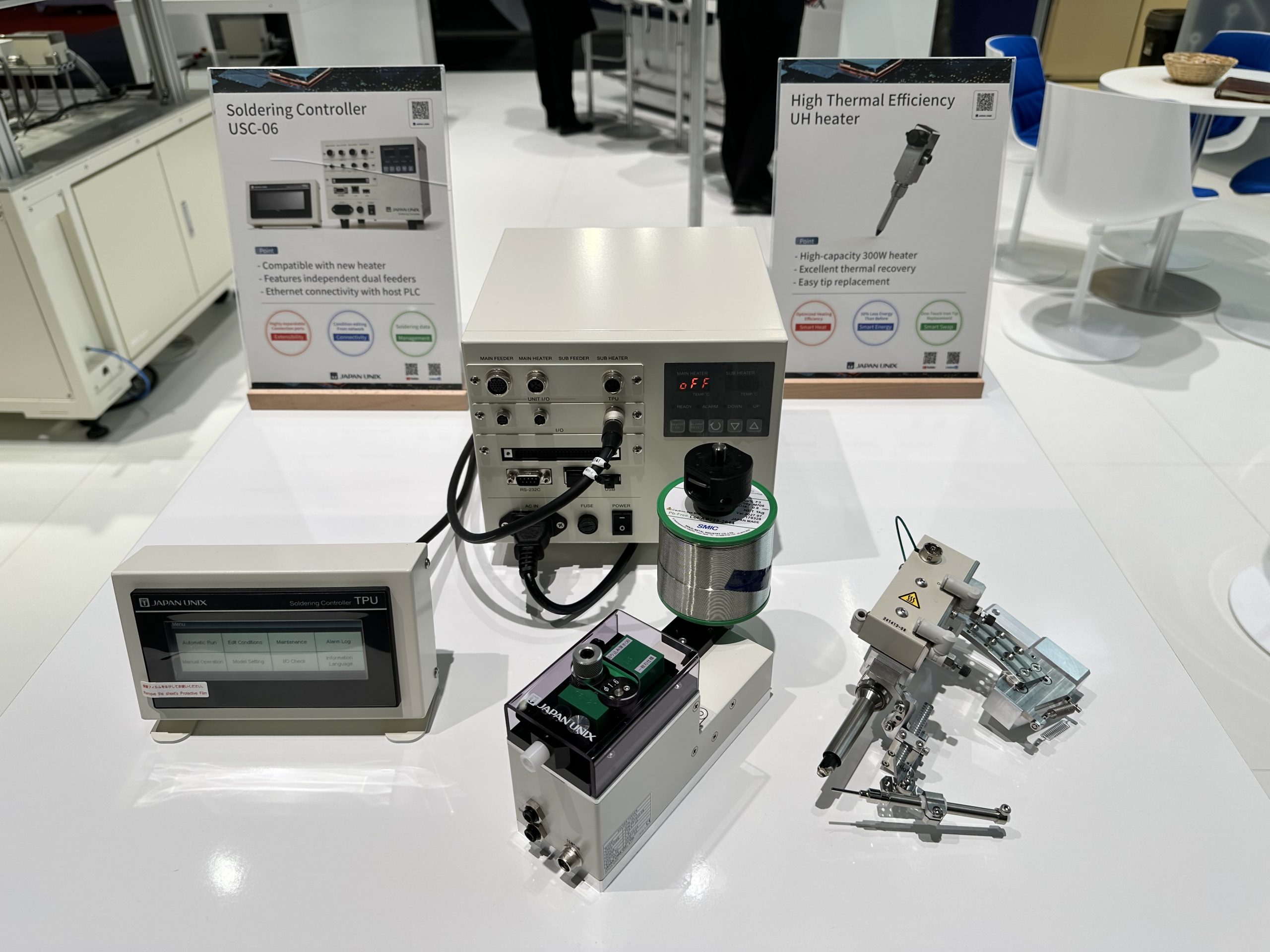 USC-06 soldering unit demonstration