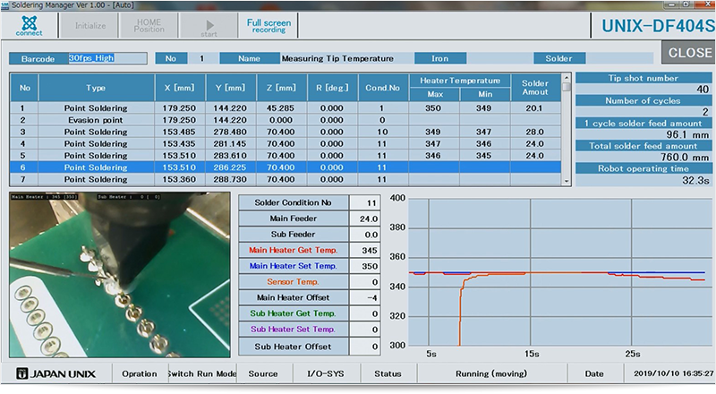 Soldering Manager (imagen de ejemplo)