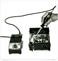 Die erste Lötstation mit regelbarer Temperatur von Japan Unix