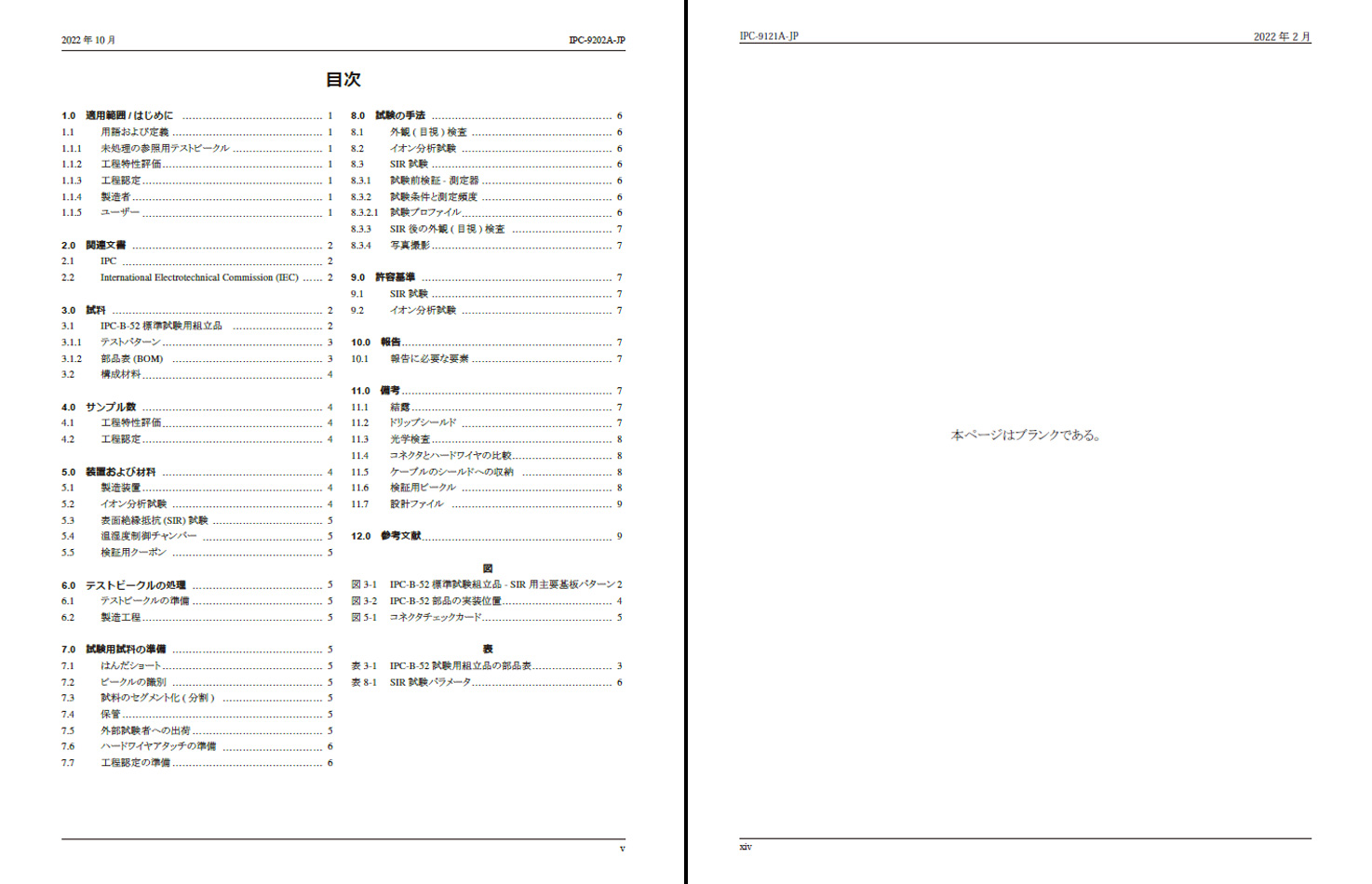 ipc-9202目次