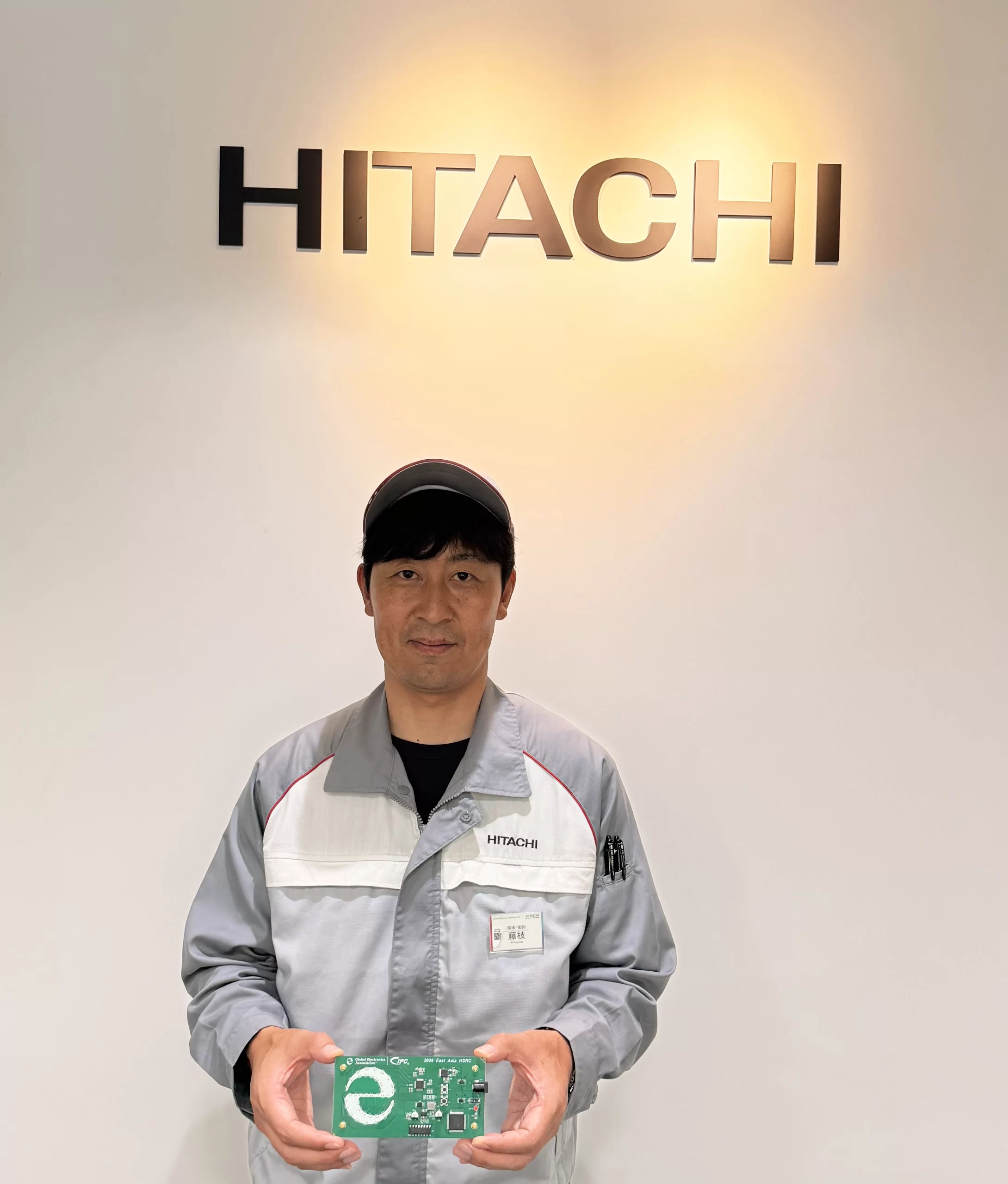 IPCはんだ付けコンテスト2026日本大会で優勝した株式会社日立ビルシステムの藤枝裕之氏